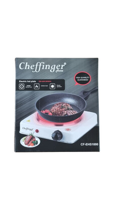 Kookplaat elektrisch Cheffinger CF-EHS1000 1-pits