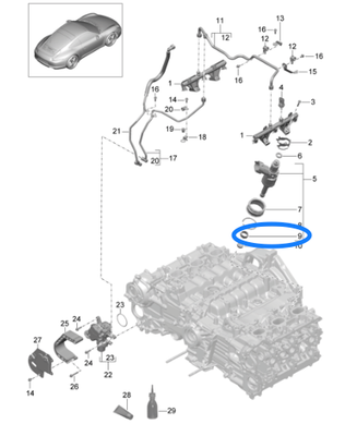 Injector spacer ring