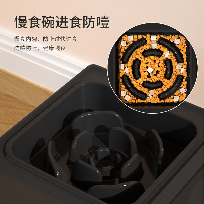 Pet Food Basin Stainless Steel Basin Dog Cat Bowl Water Bowl Folding Table Cat Bowl Floating Bowl Drinking Bowl Dog Bowl