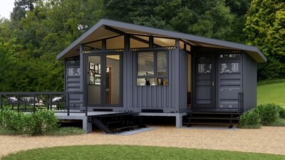 Detailed design of the container house BG25