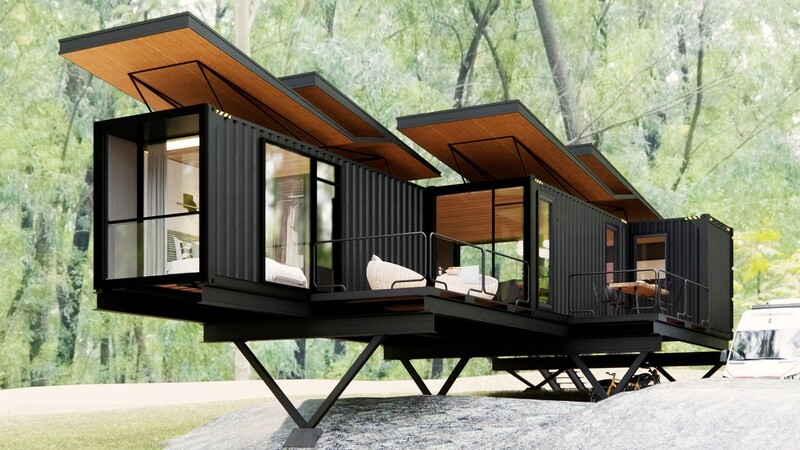 Detailed design of the container house BG22