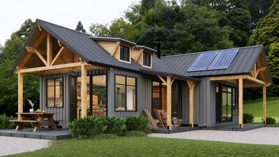 Detailed design of the container house BG24