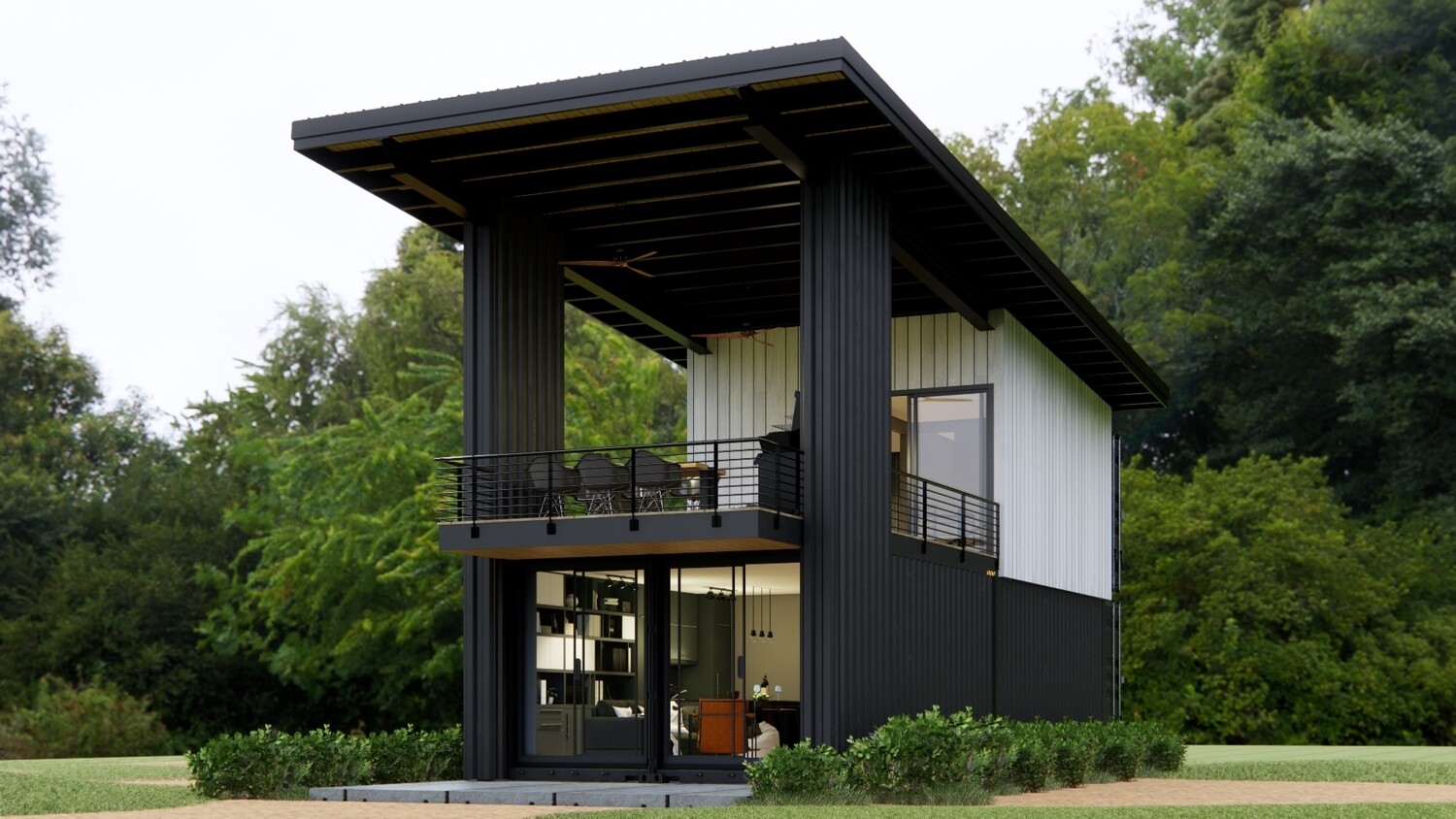 Detailed design of the container house BG23