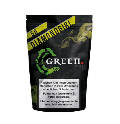 C-Green Flower Diamond Girl