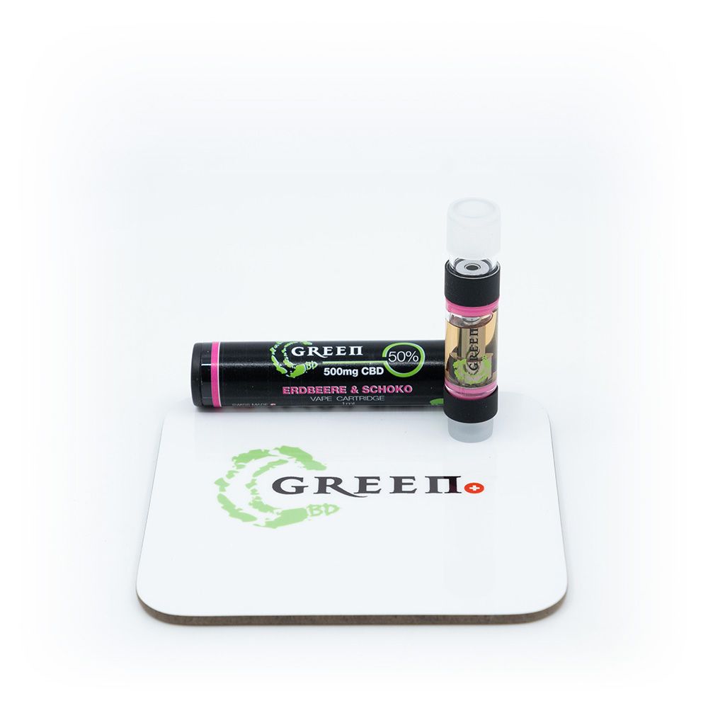 C-Green Vape  Erdbeere Schoko - CBD 500mg