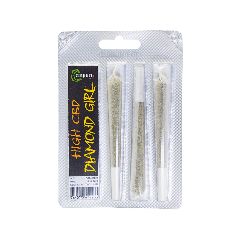 C-Green PreRolls Diamond Girl 3 Stück