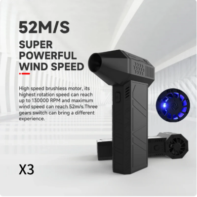 Mini Turbo Jet Fan - 3rd Gen X3