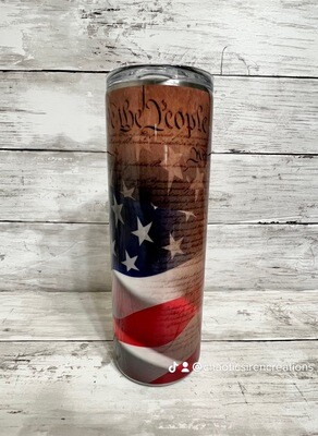 20oz We the People Constitution Tumbler