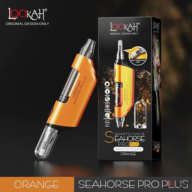 Lookah Seahorse Pro Plus, Color: Orange