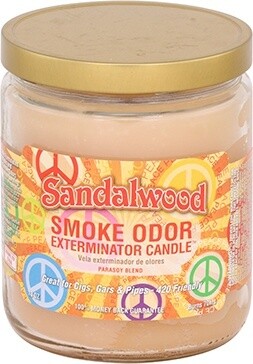 Smoke Odor Eliminator Candles, Flavor: Sandalwood