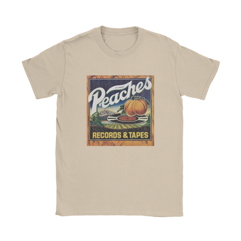 Peaches Records &amp; Tapes Crate T-Shirt