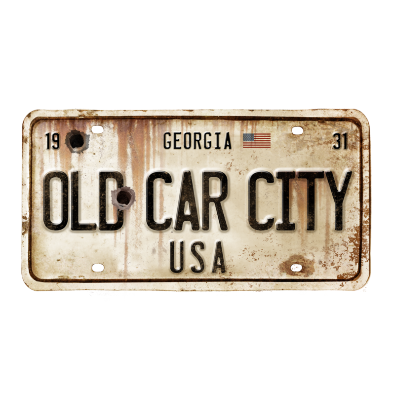 Old Car City License Plate