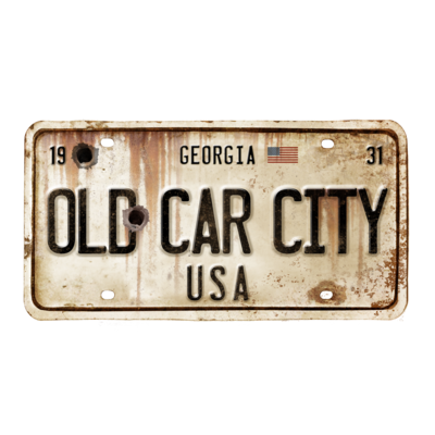 Old Car City License Plate