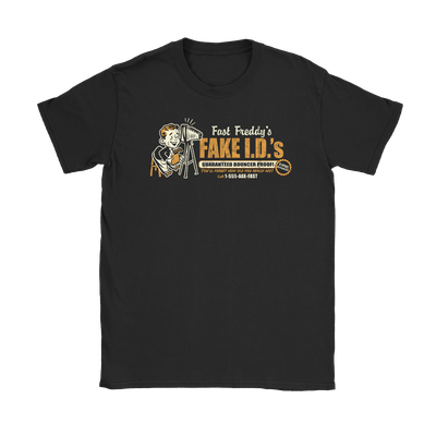 Fast Freddy's Fake I.D.'s T-Shirt