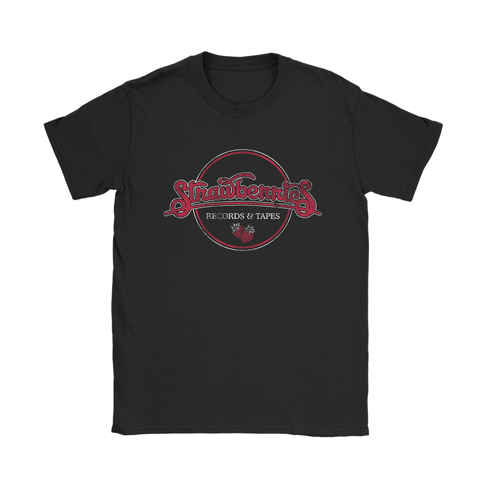 Strawberries Records and Tapes T-Shirt
