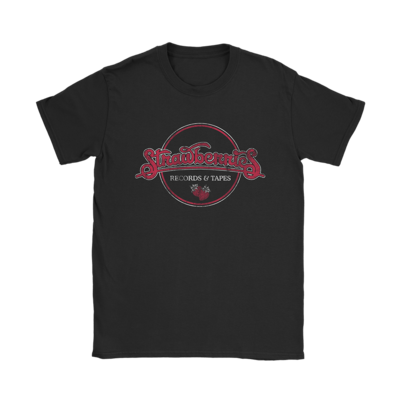 Strawberries Records and Tapes T-Shirt