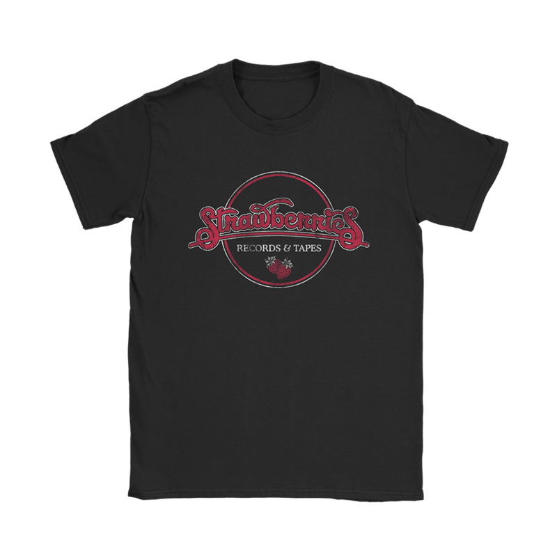 Strawberries Records and Tapes T-Shirt