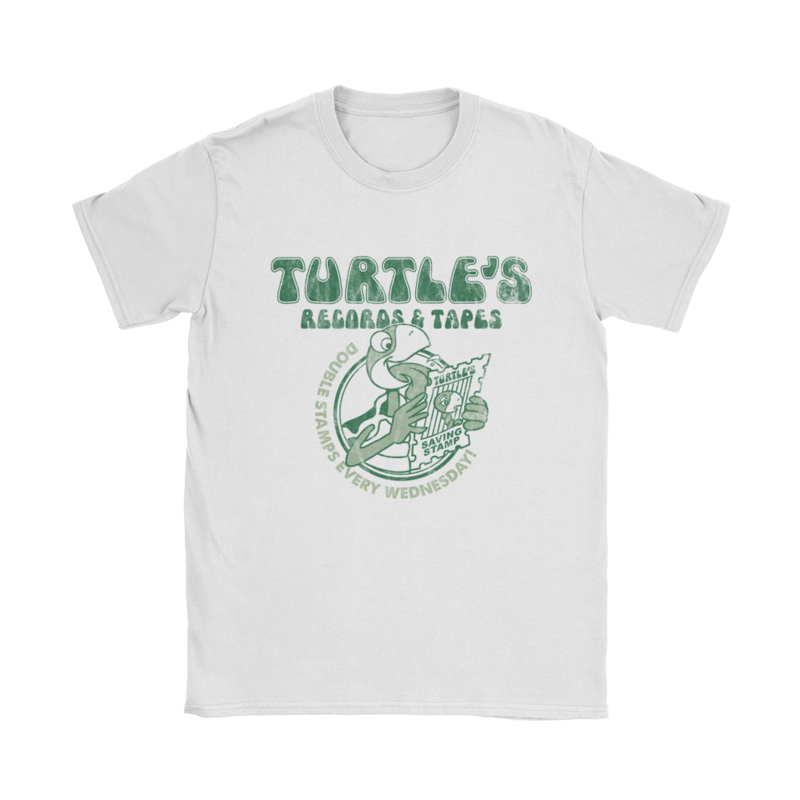 Turtle&#39;s Records And Tapes - Double Stamps T-Shirt