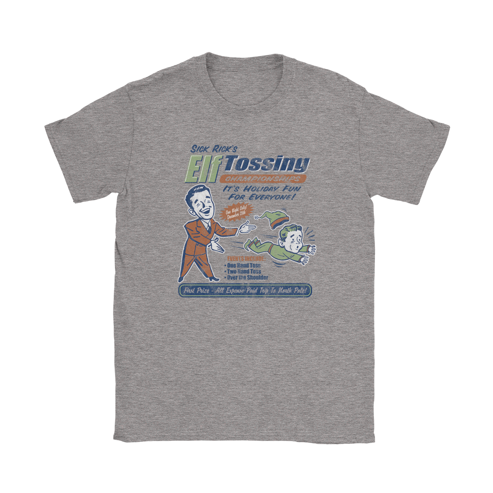 Sick Rick Elf Tossing T-Shirt