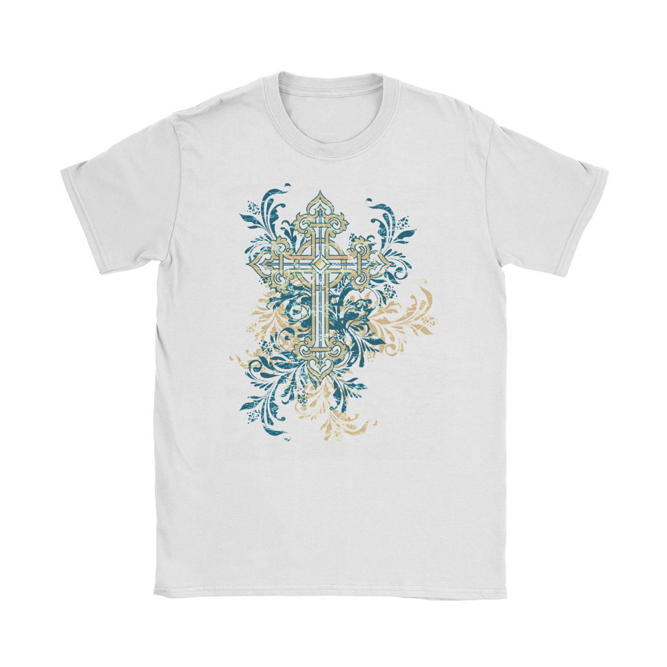 Floral Cross T-Shirt