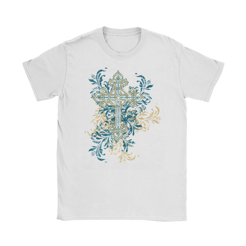 Floral Cross T-Shirt
