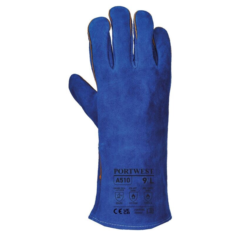 Welders Gauntlet Glove in Blue