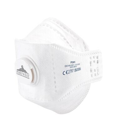 EAGLE FFP3 Valved Dolomite Fold Flat Respirator (Pk10)