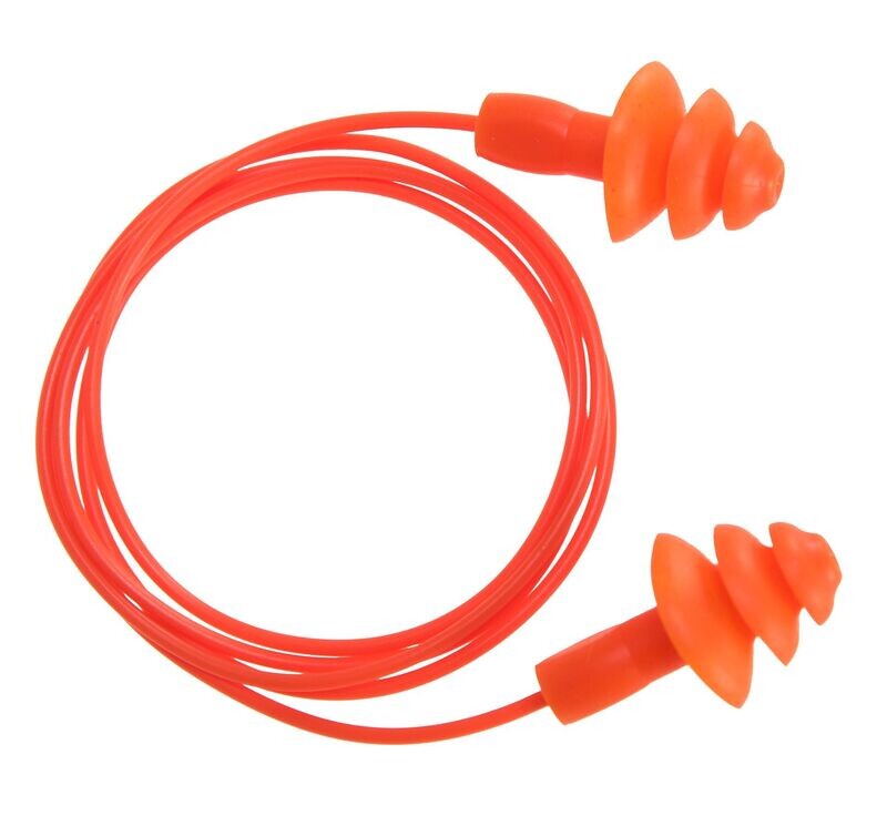 Reusable Corded TPR Ear Plugs (50 pairs)