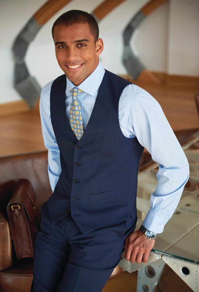 Mens Busso Tailored Fit Waistcoat