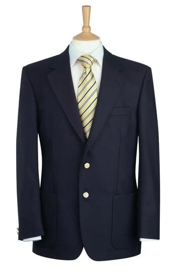 Navy Oxford Blazer