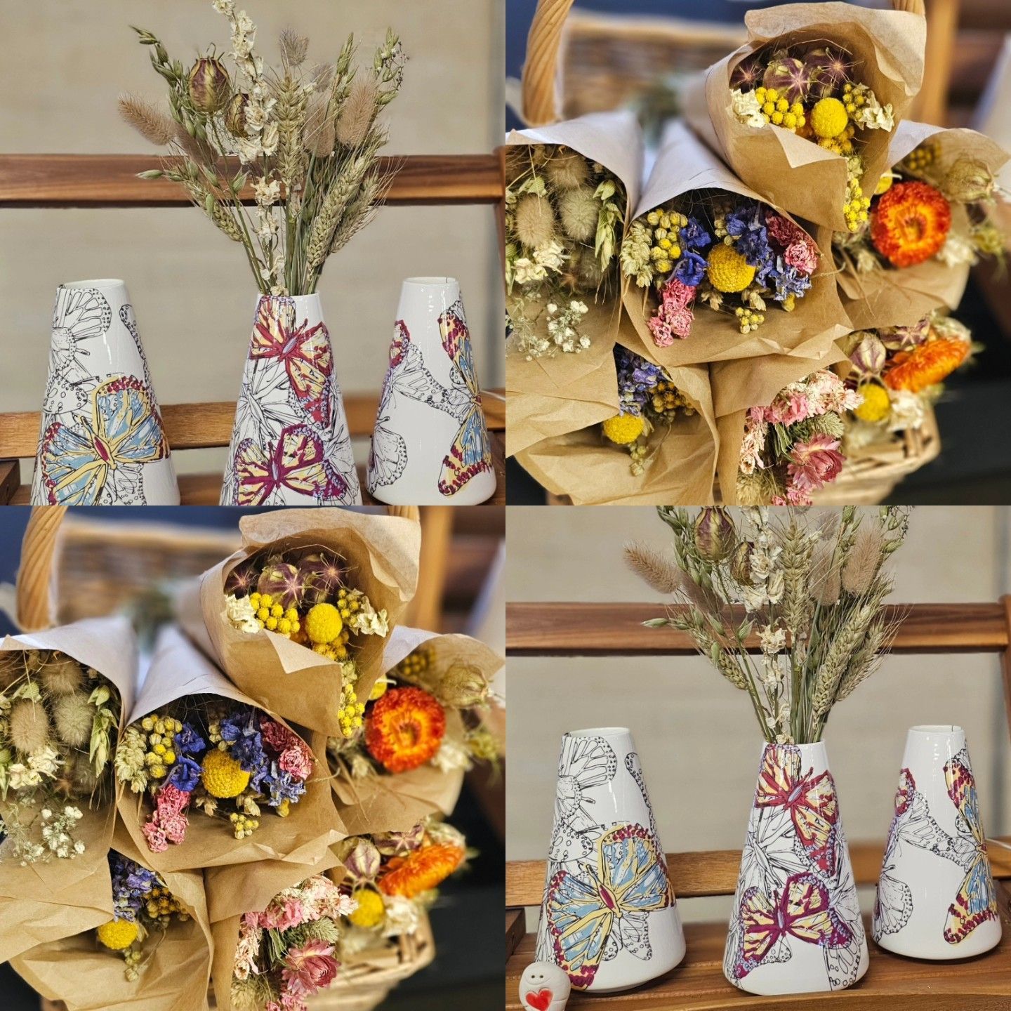 *New edition Butterfly kisses vase