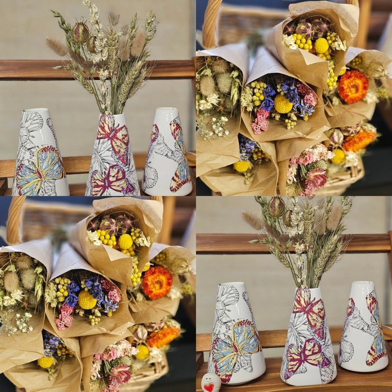 *New edition Butterfly kisses vase