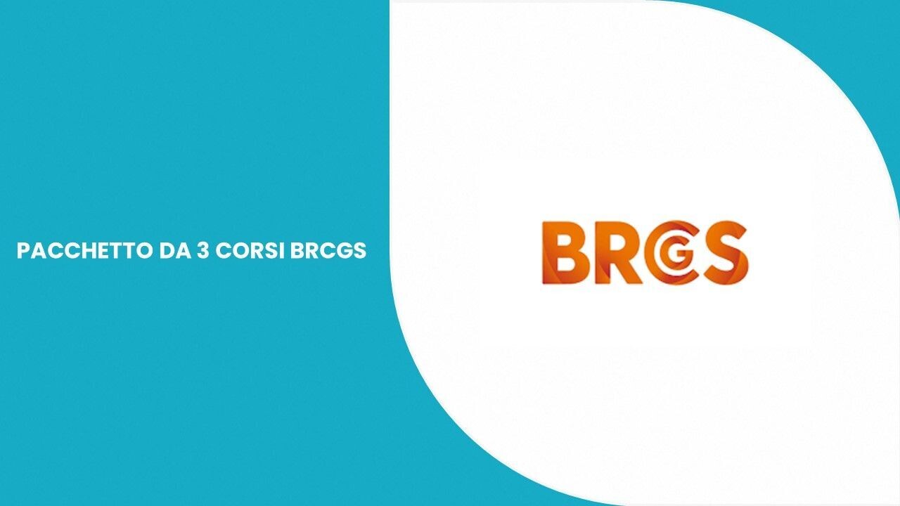 Pacchetto BRCGS da 3 corsi Pacchetto BRCGS da 3 corsi