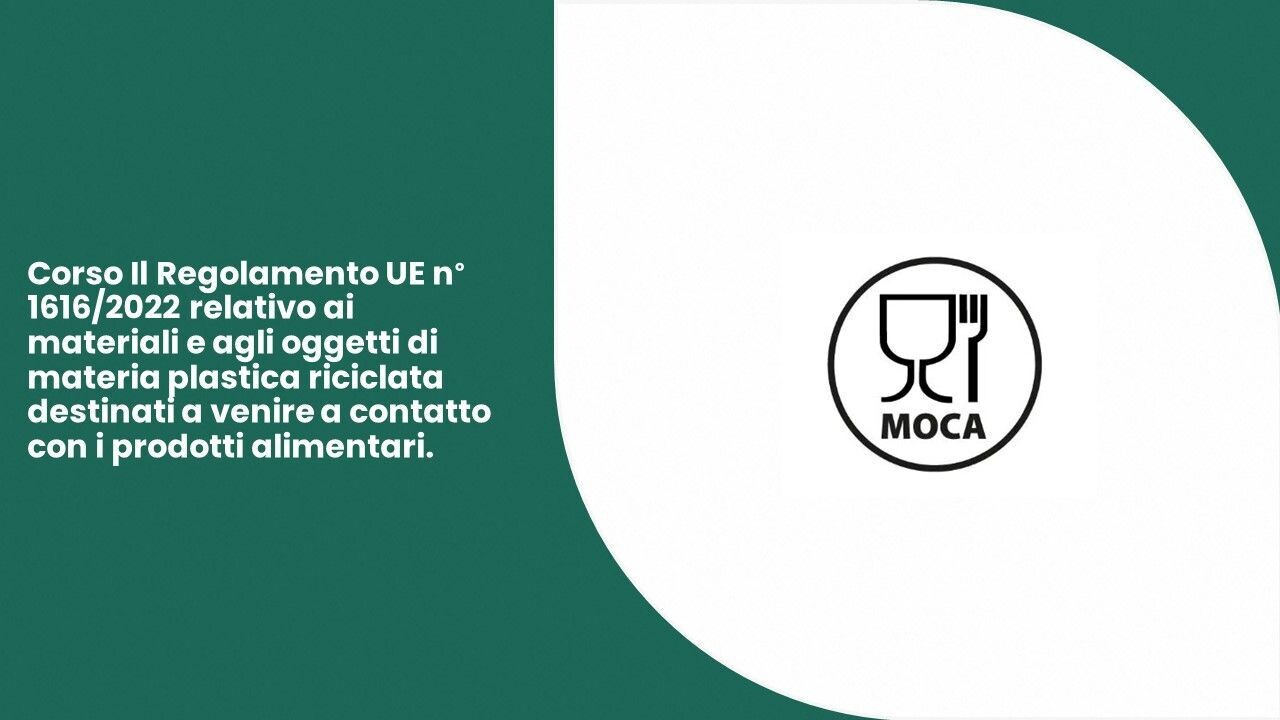 Il Regolamento UE n° 1616/2022 relativo ai materiali e agli oggetti di materia plastica riciclata destinati a venire a contatto con i prodotti alimentari. Il Regolamento UE n° 1616/2022 relativo ai materiali e agli oggetti di materia plastica riciclata destinati a venire a contatto con i prodotti alimentari.
