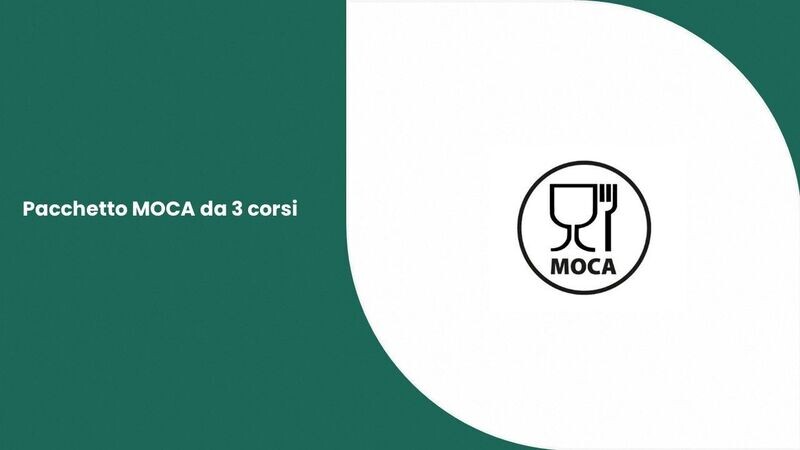 Pacchetto MOCA da 3 corsi Pacchetto MOCA da 3 corsi