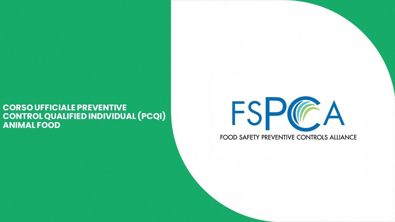 Corso PCQI Animal Food