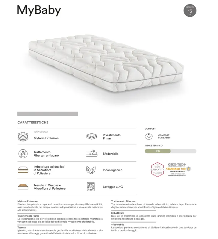 DORELAN MY BABY 70X175 H 14 DORELAN MY BABY 70X175 H 14