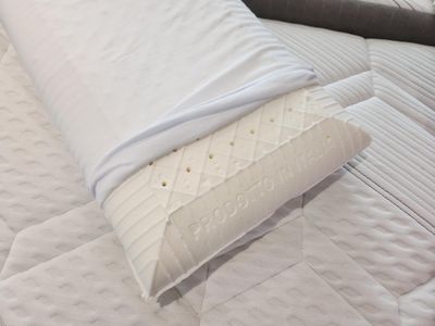 Barone Cuscino a Saponetta forato in memory foam 42x72x13 cm Barone Cuscino a Saponetta forato in memory foam 42x72x13 cm