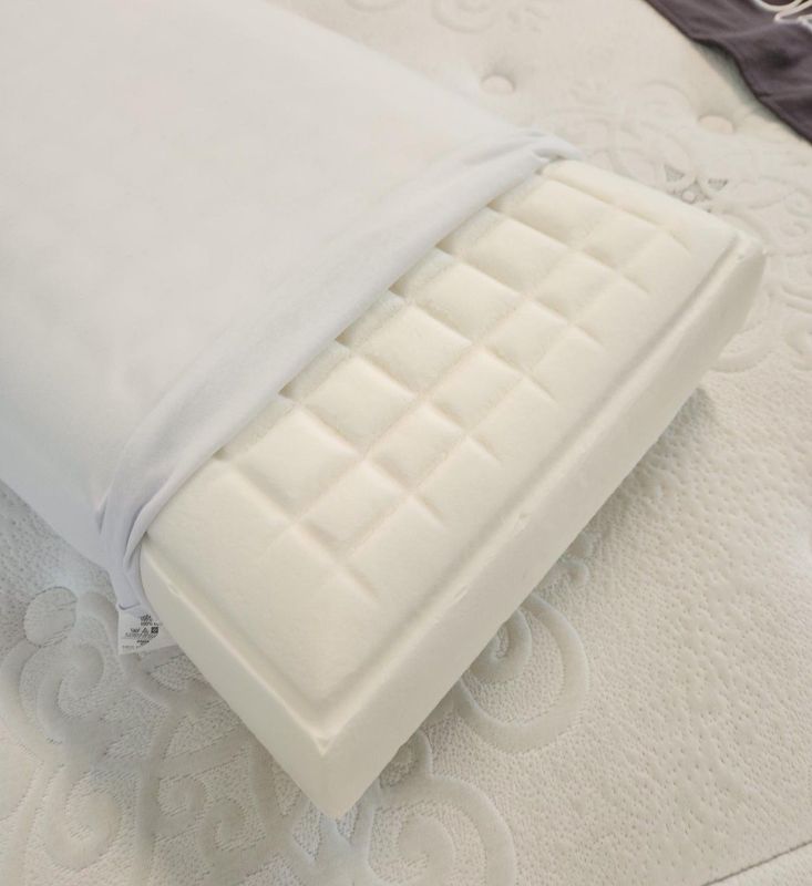 Barone Cuscino a Saponetta forato in memory foam 42x72x18 cm Barone Cuscino a Saponetta forato in memory foam 42x72x18 cm