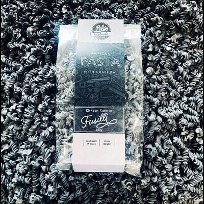 Dried Activated Charcoal Pasta