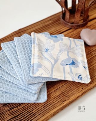 Waschpads MOHNBLUME
