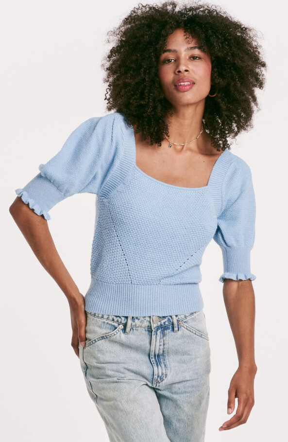 Eloise Dusty Blue Shirt