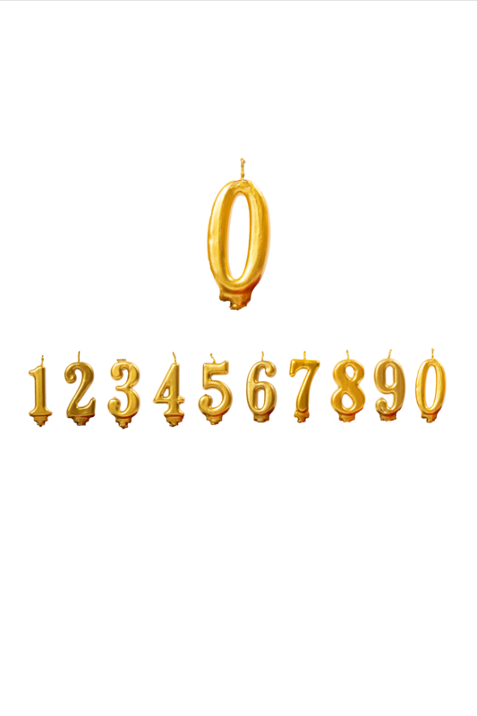 Geburtstagskerzen Zahlen 0 ,3D Gold Geburtstagskerzen,Kerzen Geburtstag Zahl 0 , Kuchen Topper Dekoration Kuchendeko Geburtstag, Geburtstagskerzen für Geburtstagsdeko