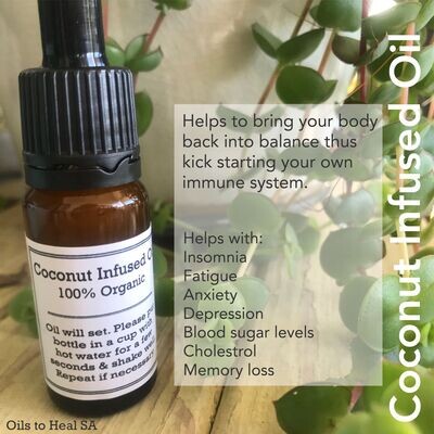 Coconut Infused Cannabis Oil 10ml