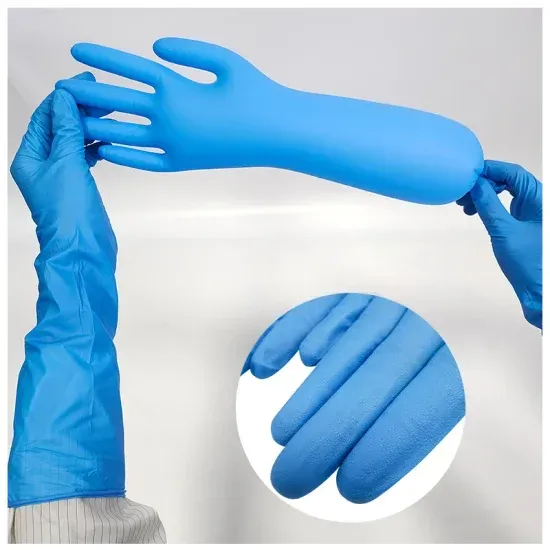Nitrile Exam Gloves (Long) 16”