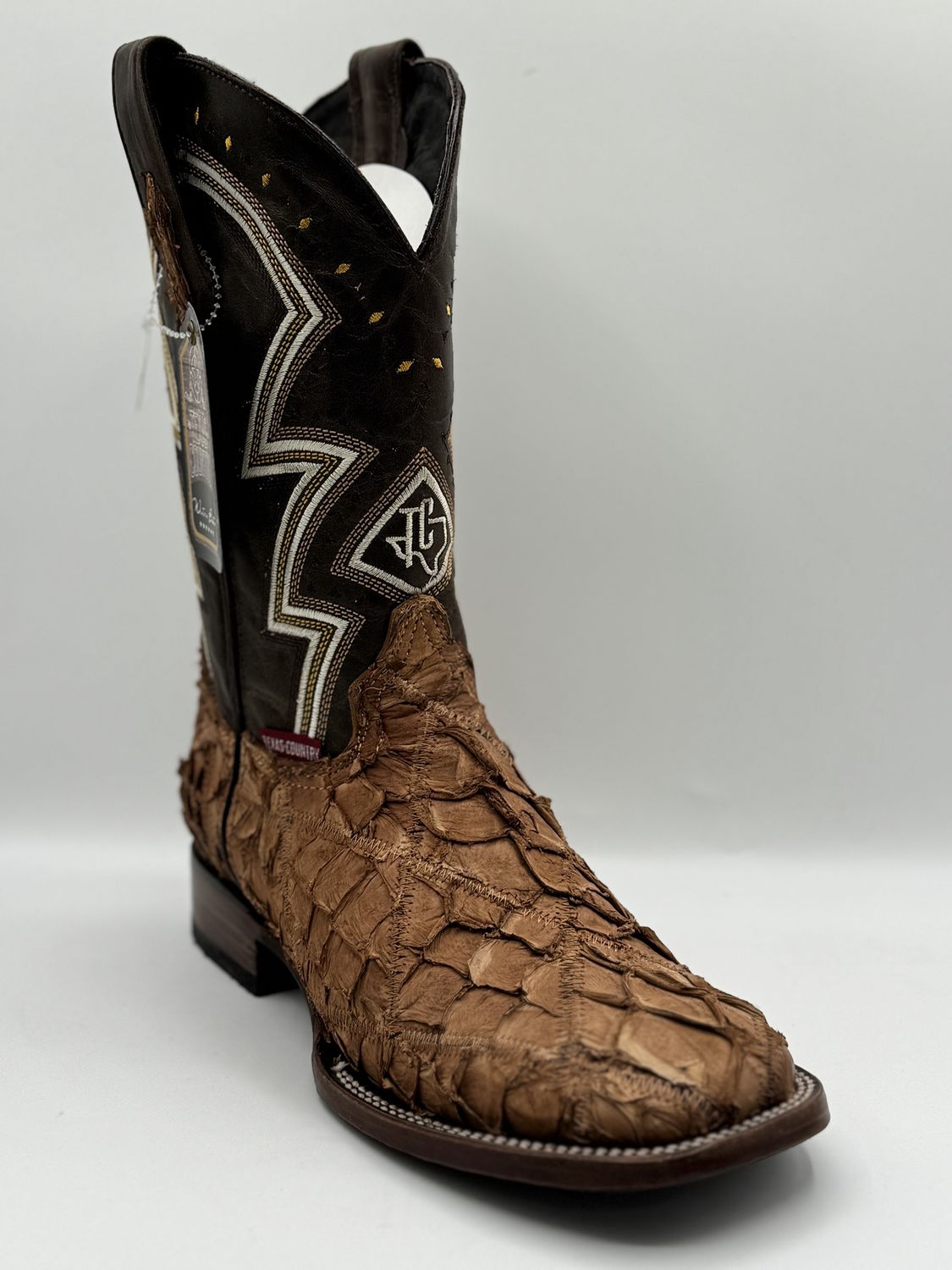 Bota Rombos Pescado Sandy Tan Men&#39;s Boots Square Toe