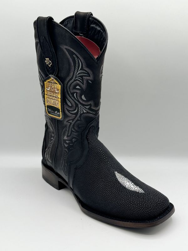 Stingray Luka Black Square Toe