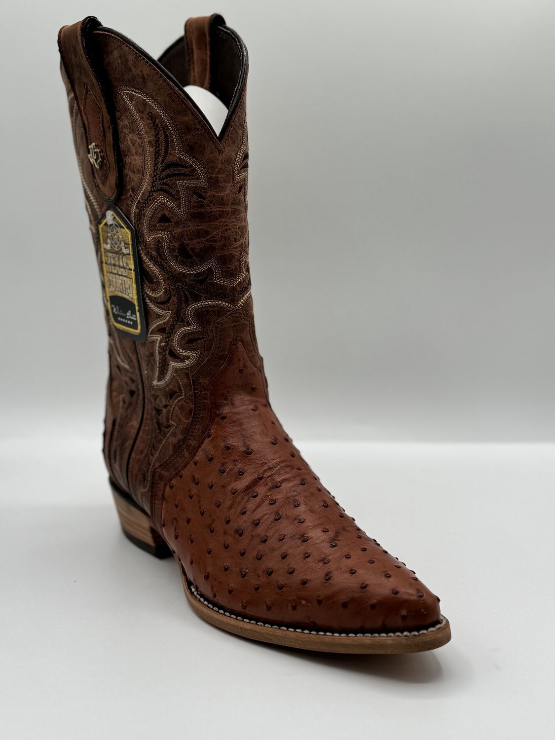 Ostrich Luka Brandy Snip Toe