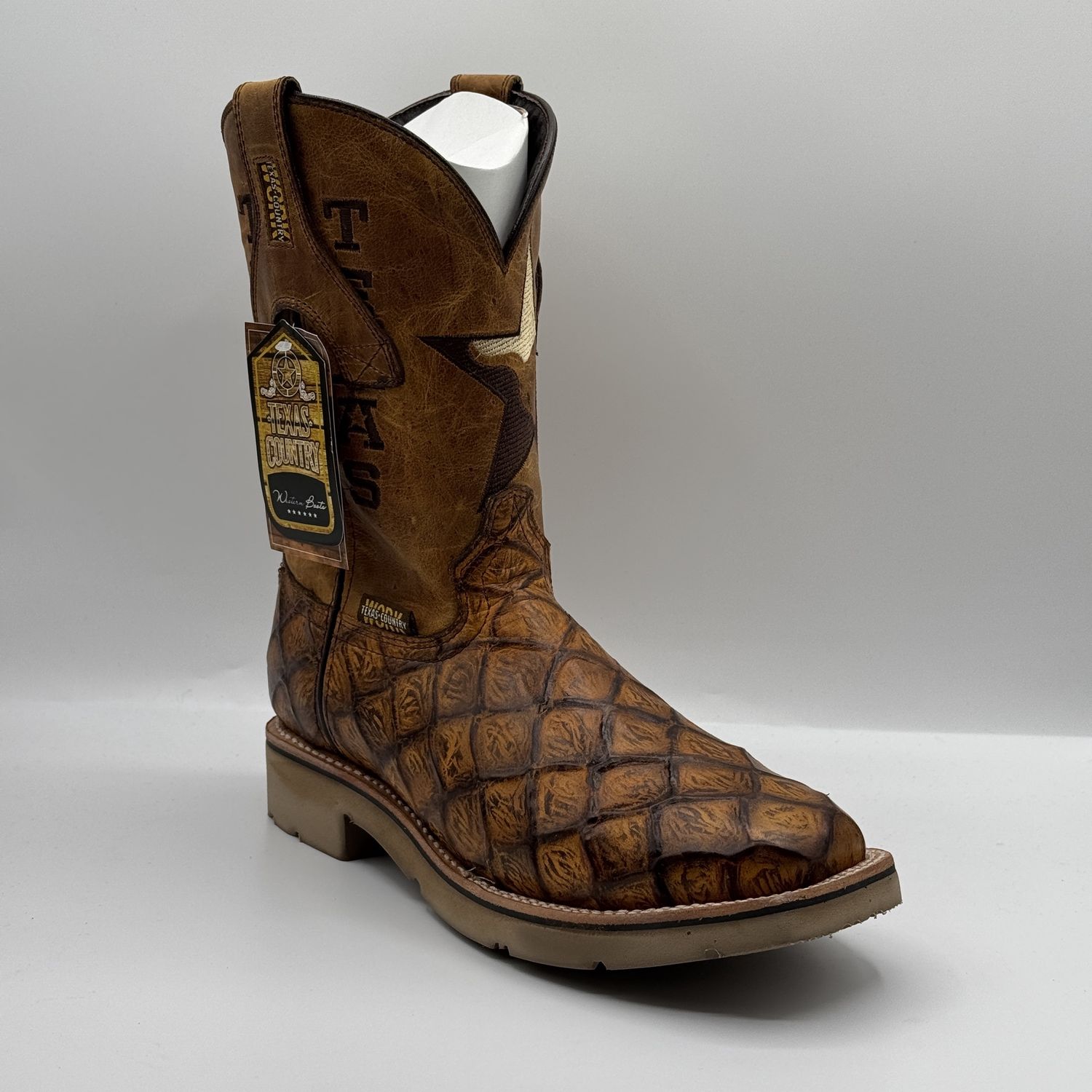 Work Boot Pez Piraru Miel Work Tx W14 Pu Cajeta