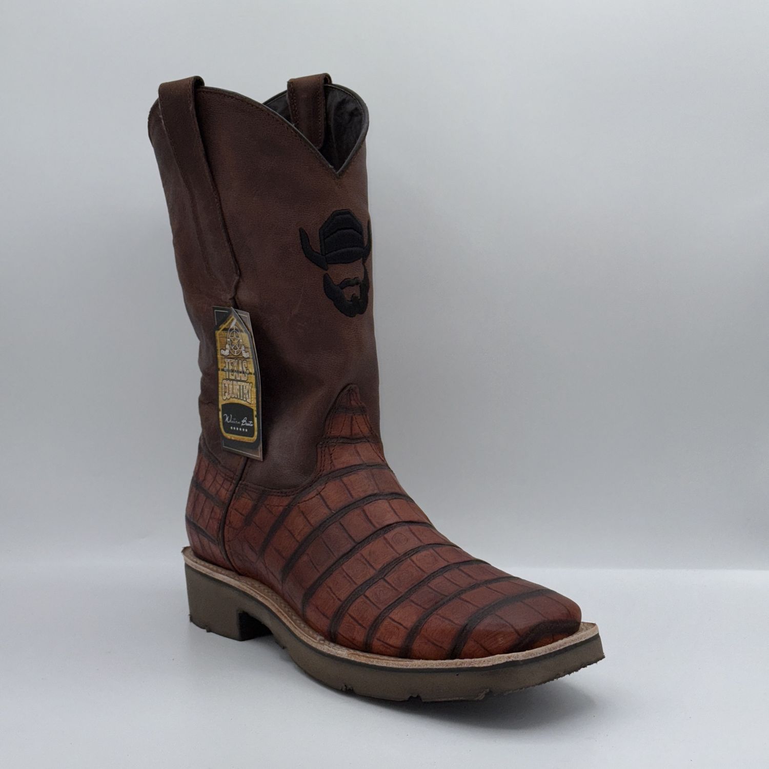 Wook Boot Coco Belly Munequeado Cognac Work Tx W19 Doble Densidad
